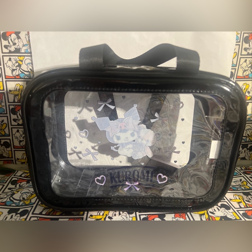 Bioworld Kuromi  20th Anniversary PVC Makeup Travel Bag NWT - Picture 4 of 10
